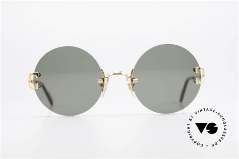 cartier sonnenbrille rund|Luxus.